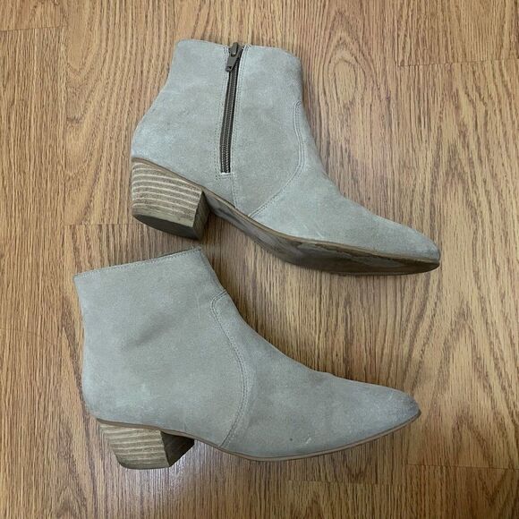 Soludos Lola tan leather point toe ankle booties size US 7 - Picture 5 of 9